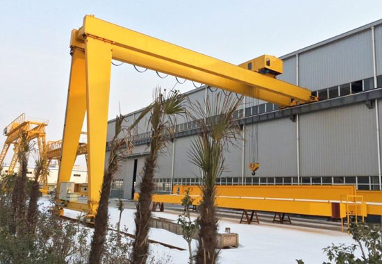 Double Girder Semi Gantry Crane Supplier