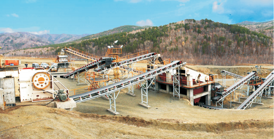 A complete crushing plant for sale