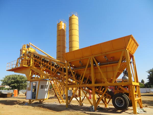 AJY-35 mobile readymixed concrete plant