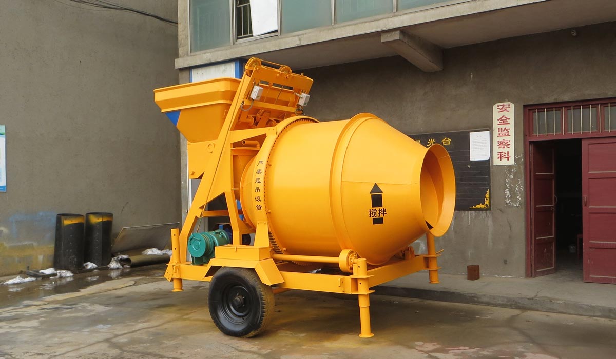 JZC350 small mobile concrete mixer