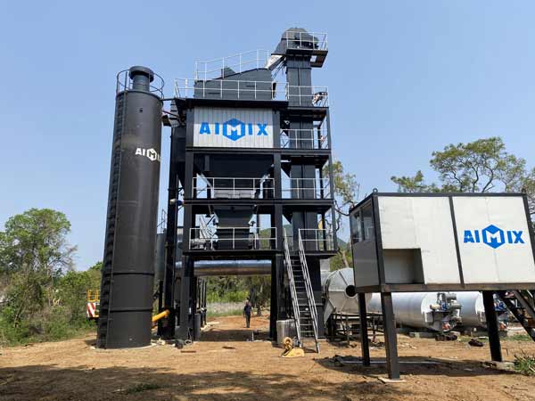 AIMIX ALQ100 Asphalt Plant Was Installed in Sri Lanka