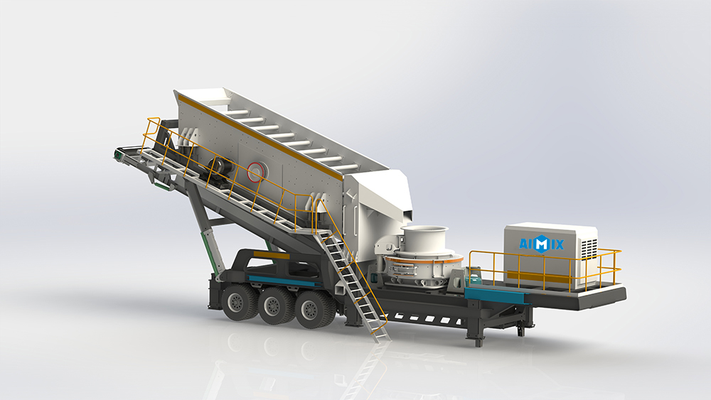mobile cone crushing plant
