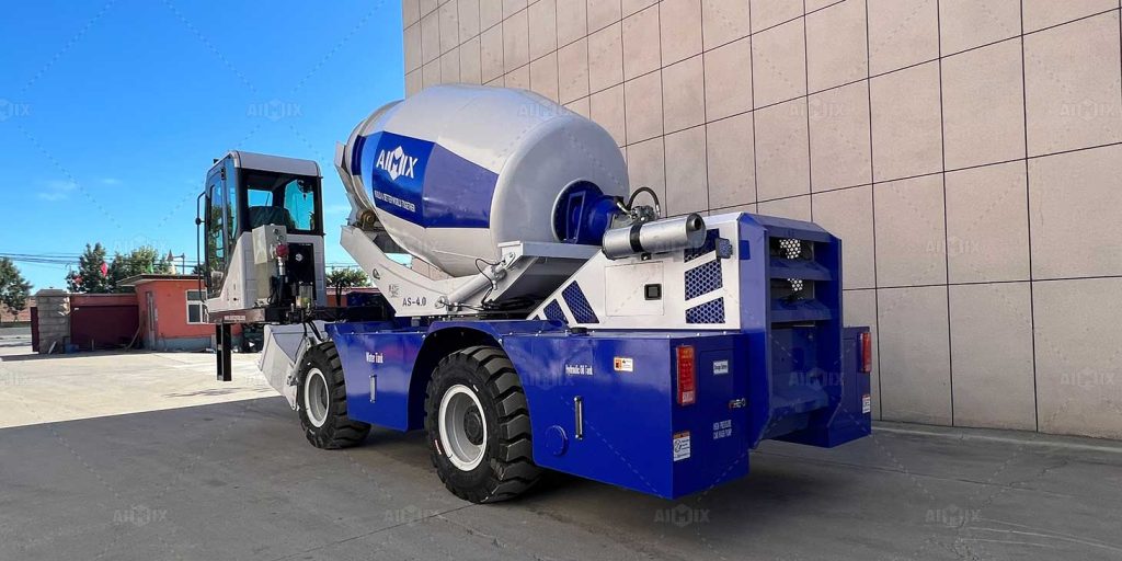 AIMIX Self loading concrete mixer machine price