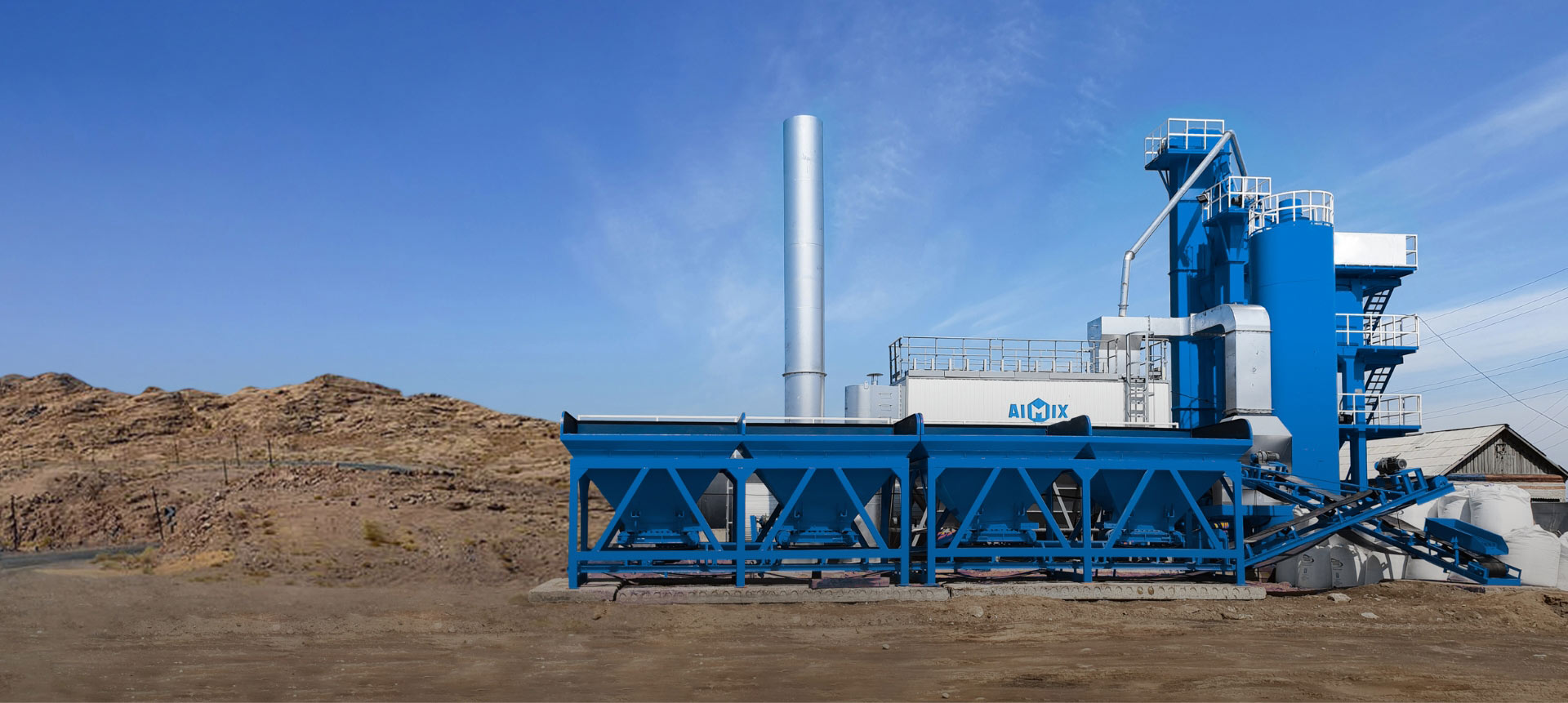 asphalt batching plant banner