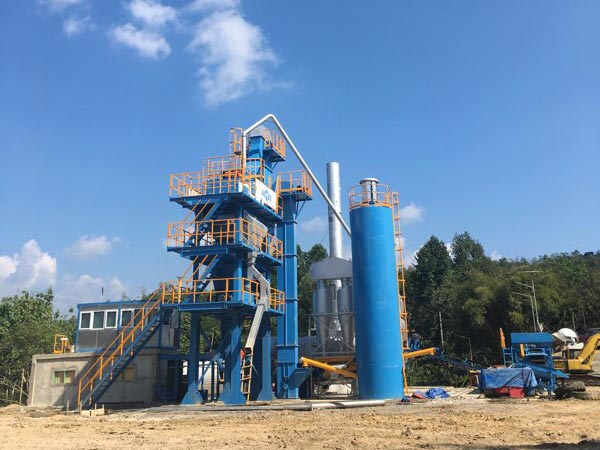 ALQ80 asphalt batching mixing plant