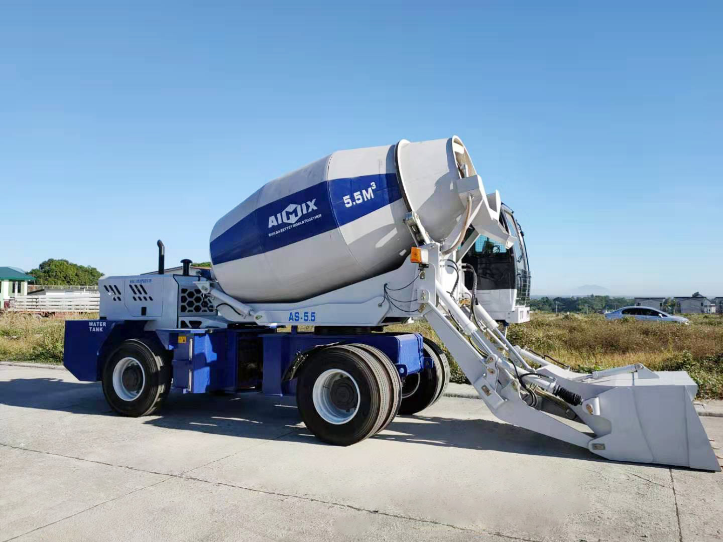 AS-5.5 mixer beton self loading dijual Aimix Indonesia