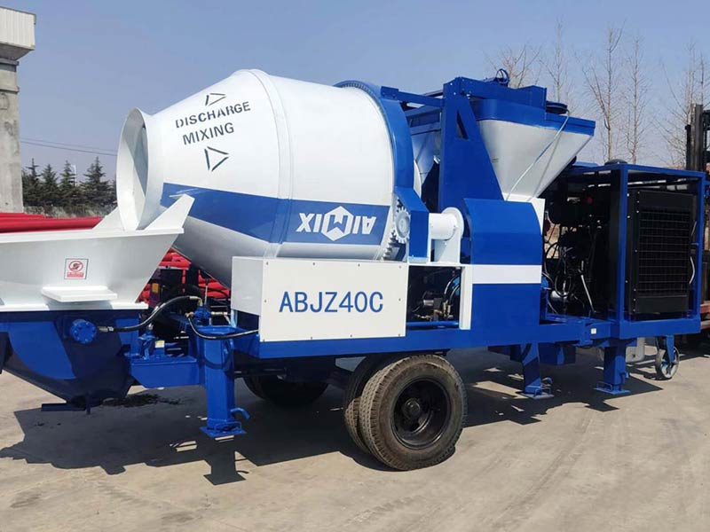 concrete mixer pump in Indonesia