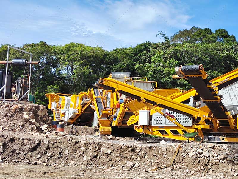 150 tph Mobile cobblestone Crusher Plant