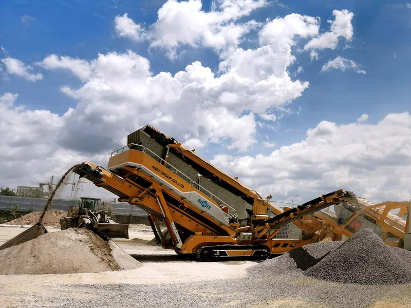 crawler type mobile crusher plant for sale Aimix
