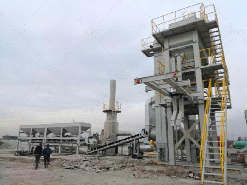 asphalt plant on production