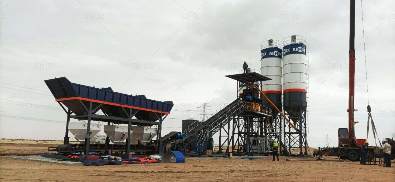 concrete mixing plant
